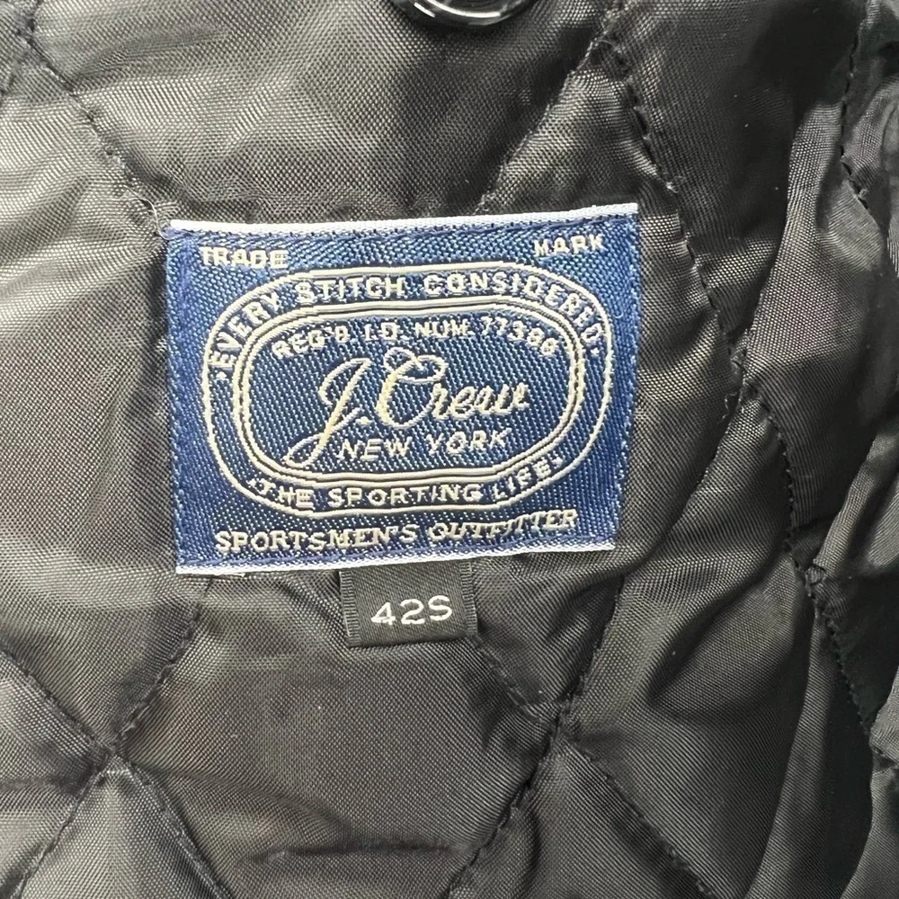 J Crew grey wool blend coat jacket size 42S